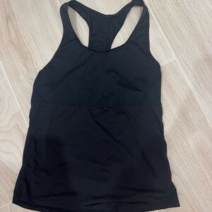 Fabletics Black Racerback Tank Top